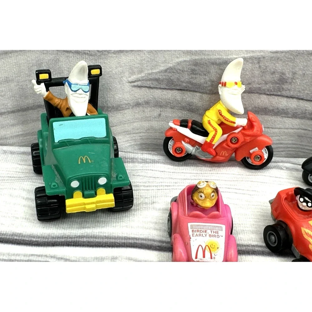 VINTAGE 80'S MCDONALD'S HAPPY MEAL TOYS - FAST MACS  / MAC TONIGHT MOON MAN  *18